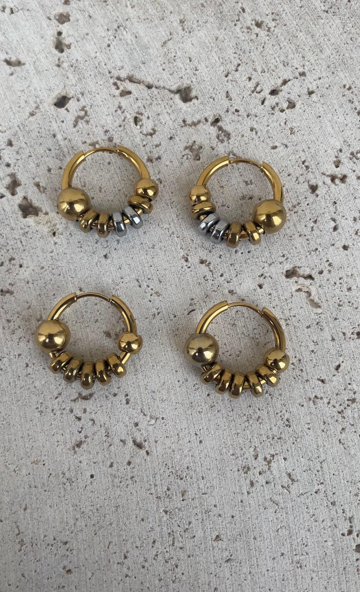 Small Anémone earrings
