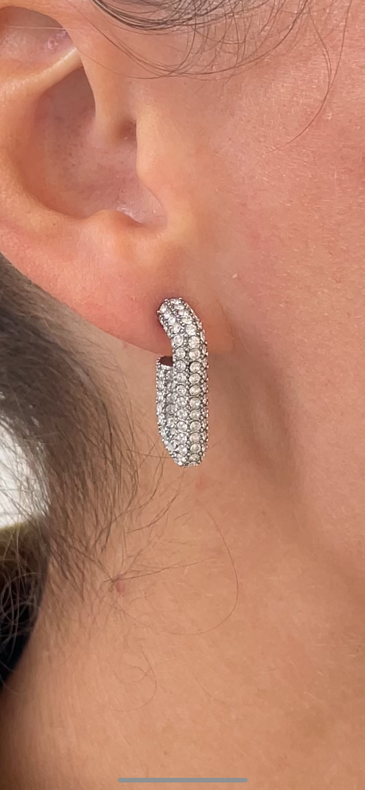 Gems cubic earrings