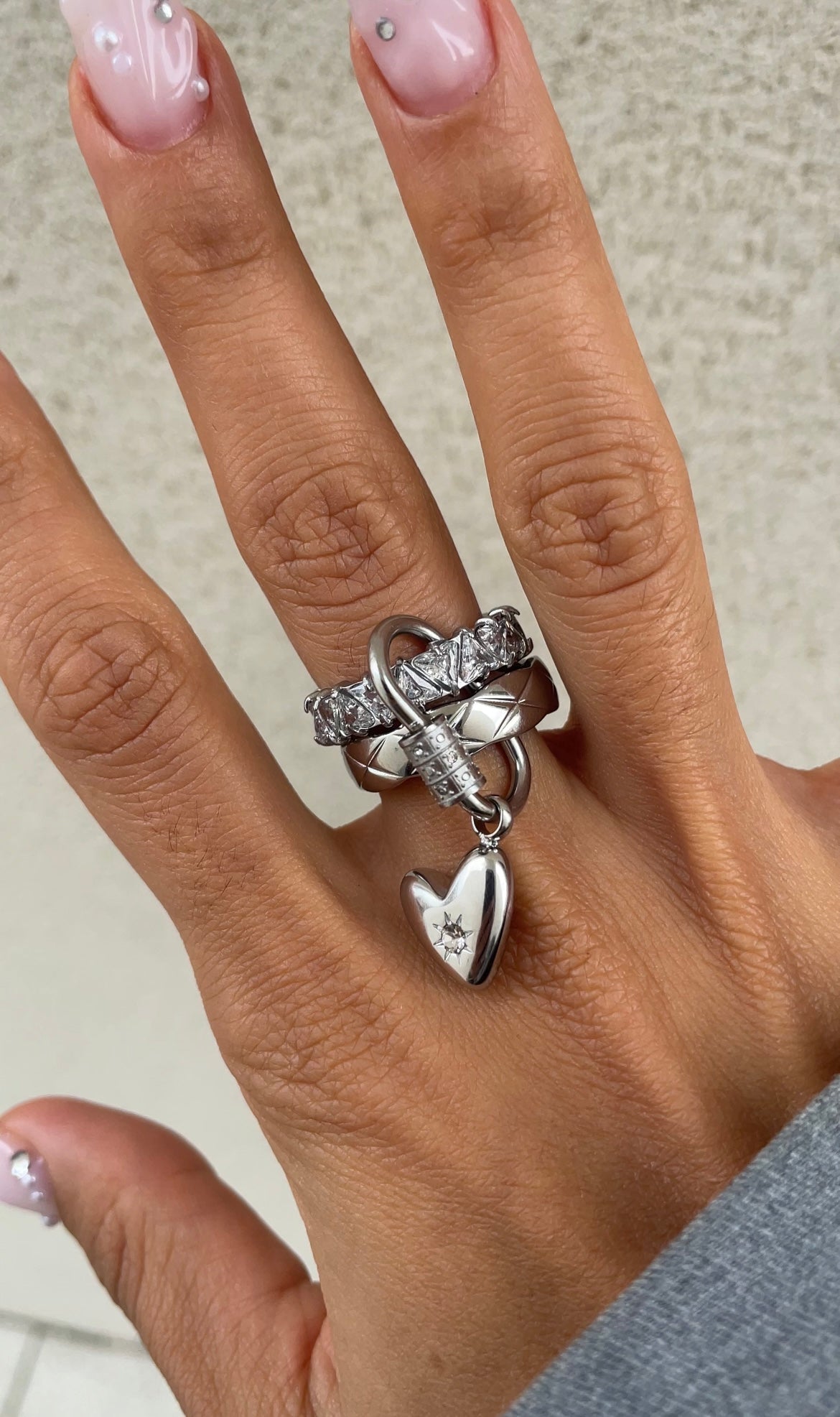 Heart couture ring