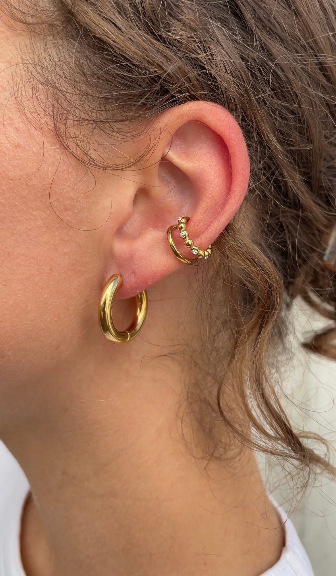 Double cairo ear cuff