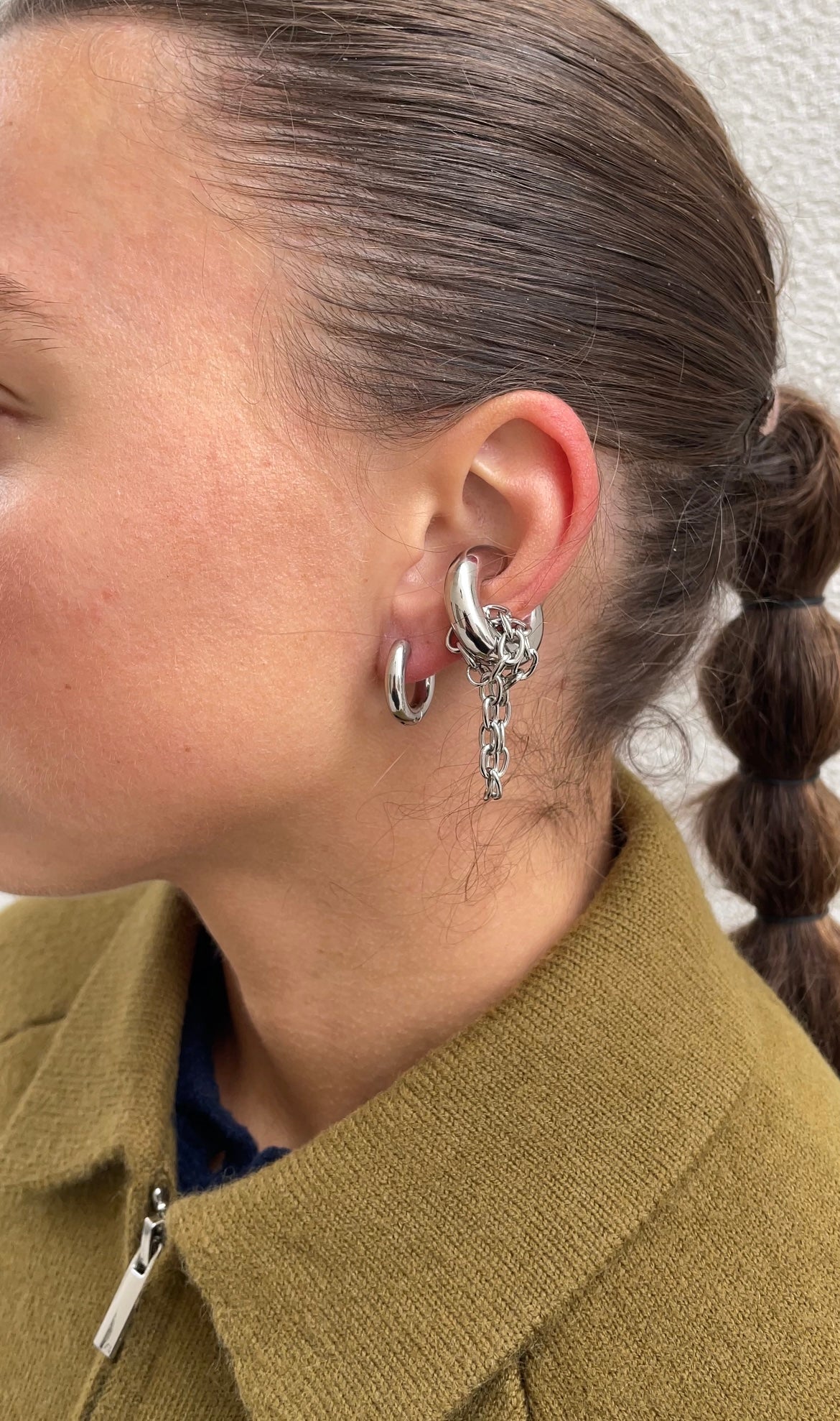 Huge couture ear cuff
