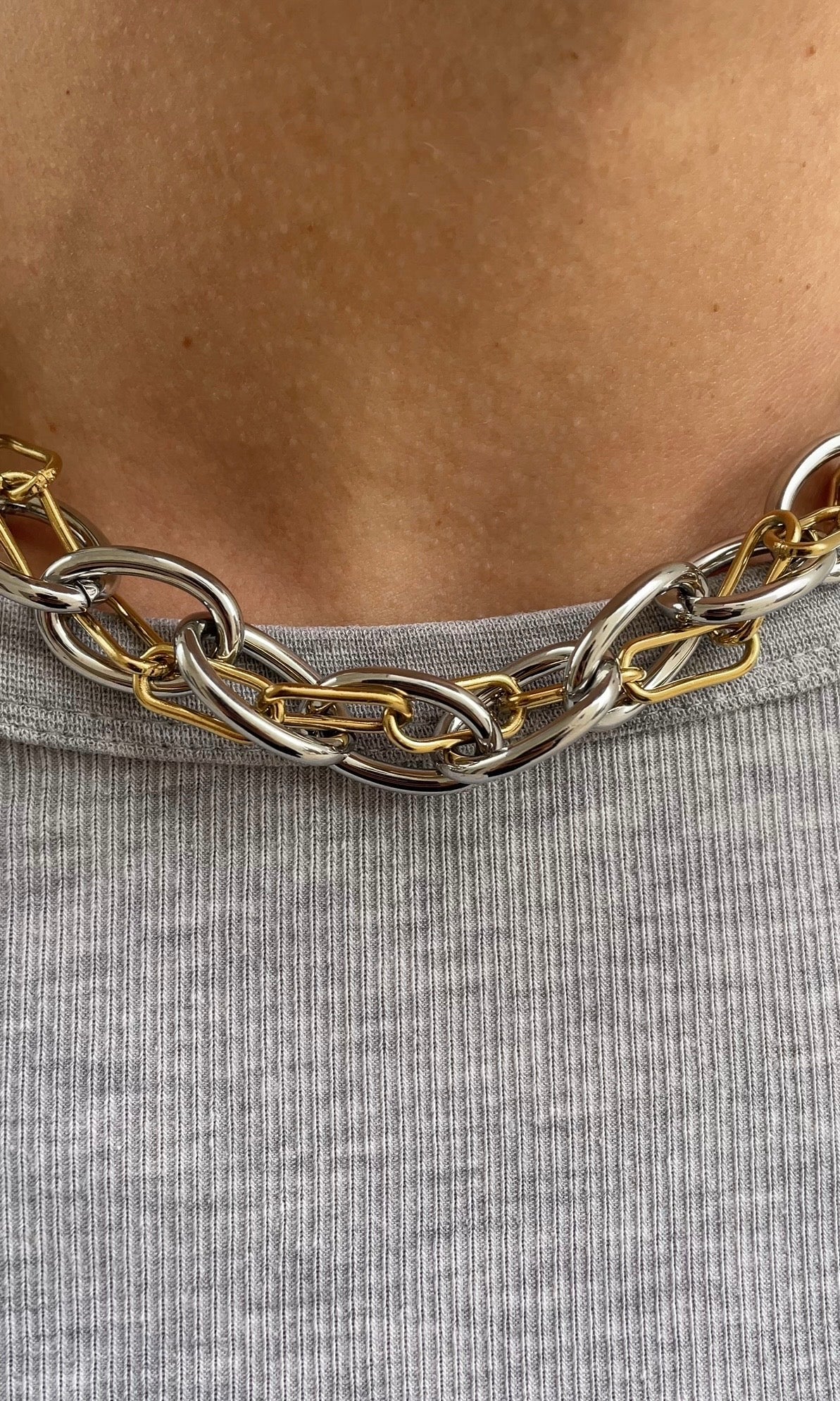 Huge couture necklace