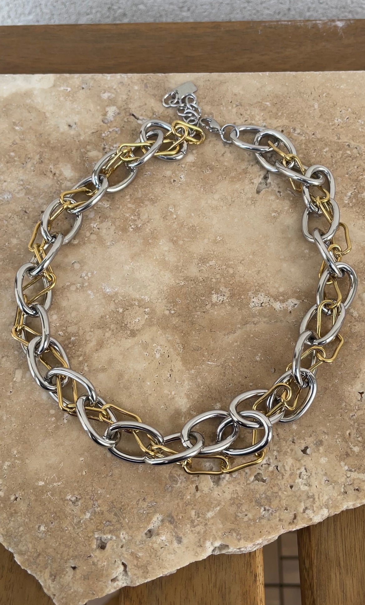 Huge couture necklace