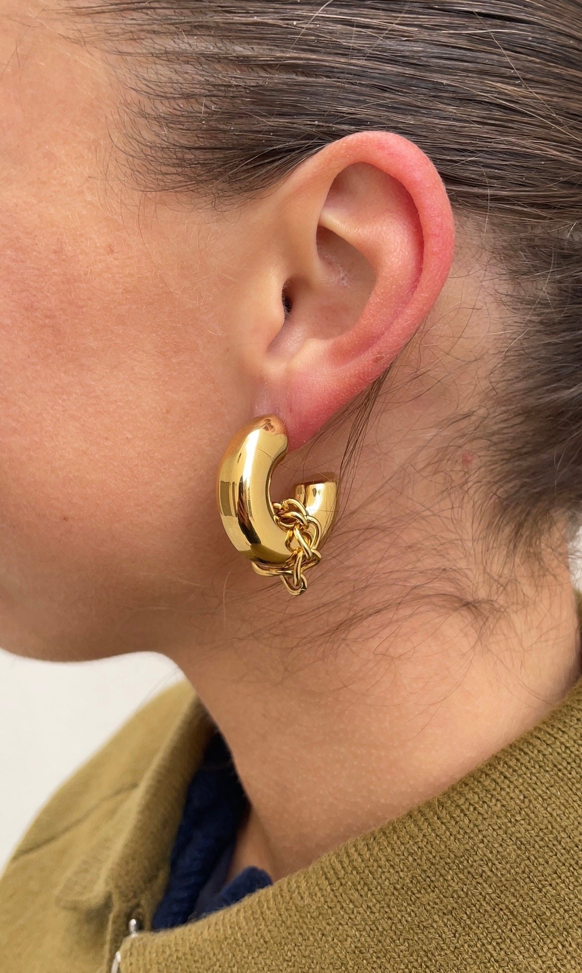 Huge couture hoops