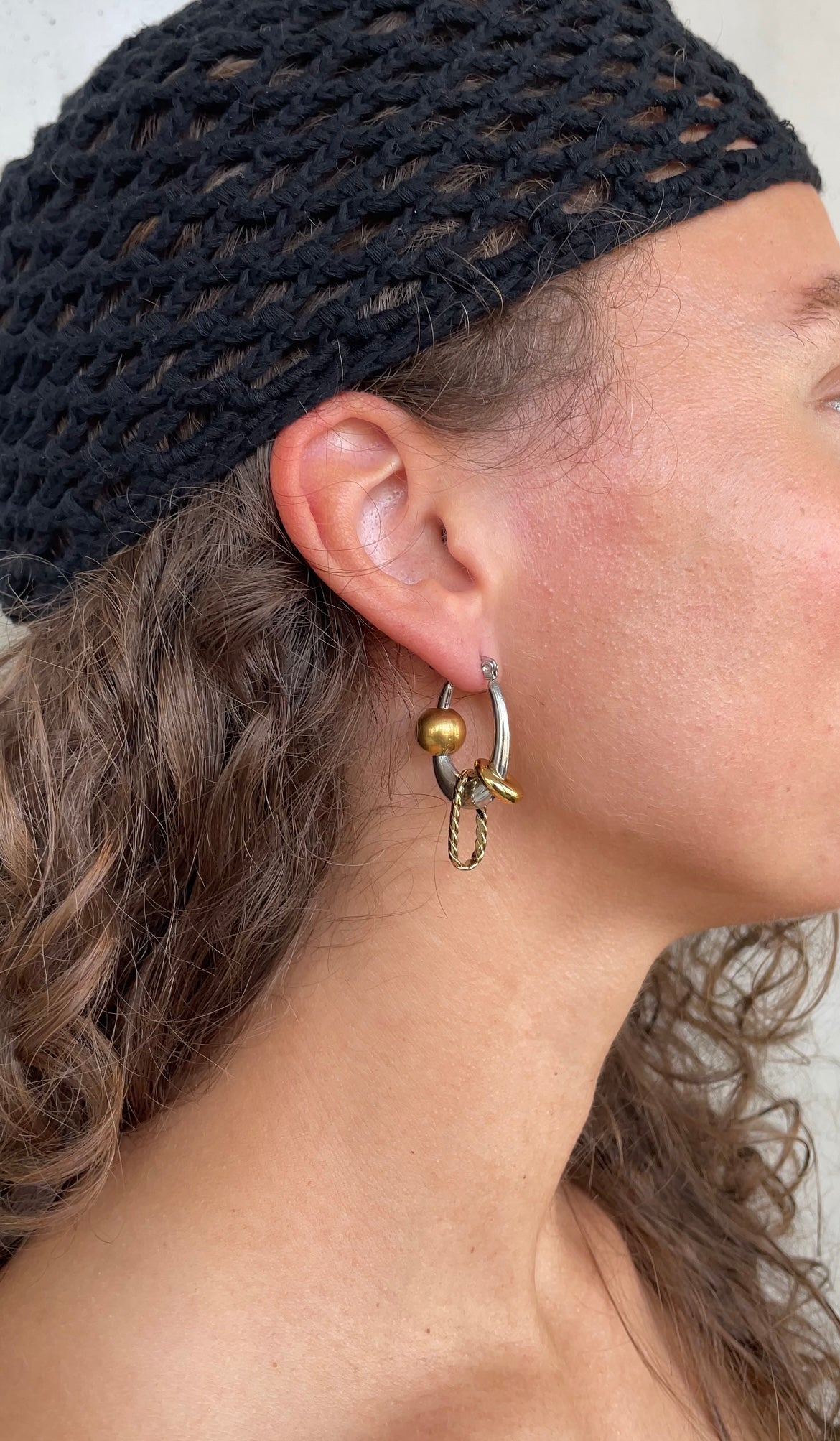Small galaxy earrings