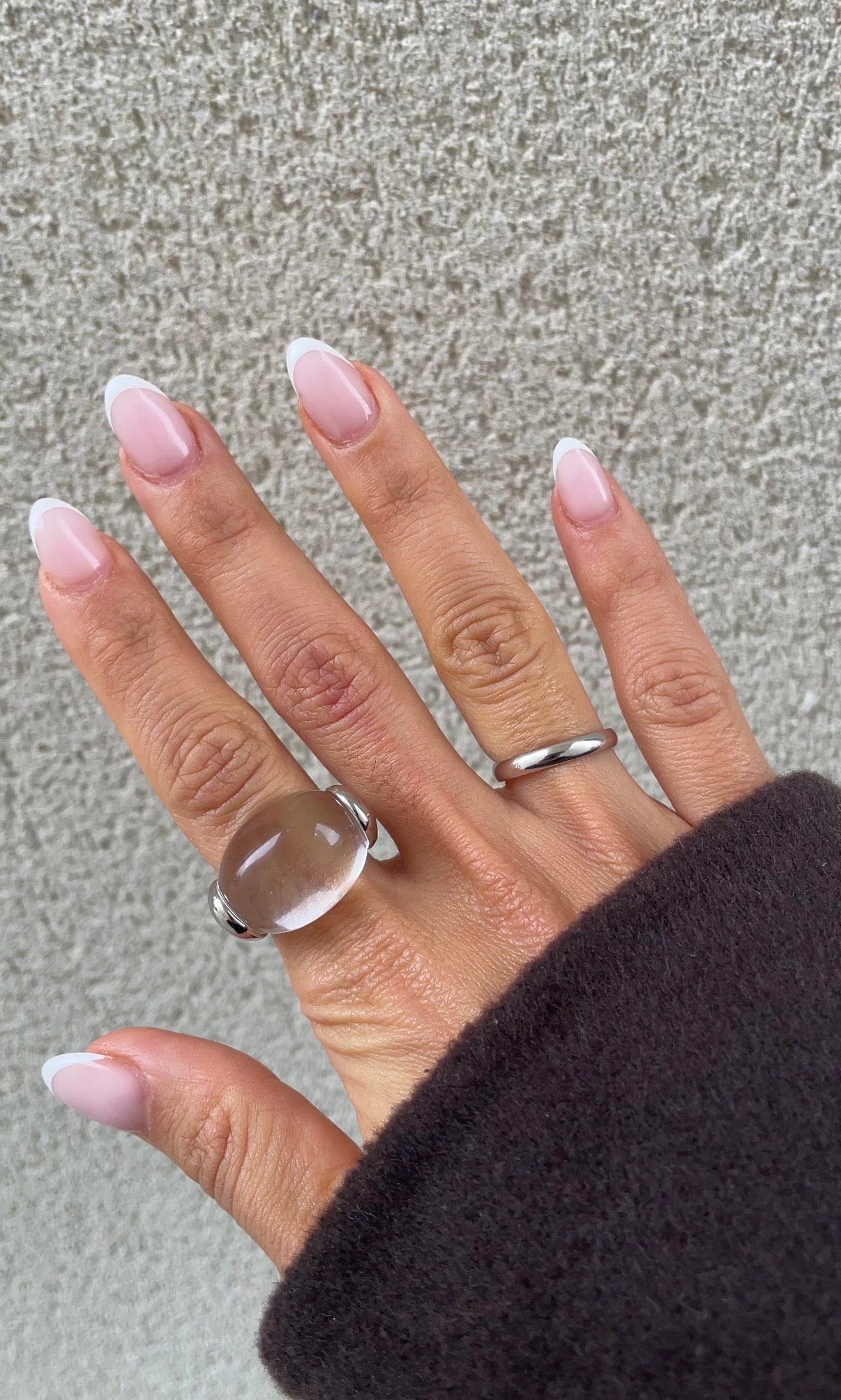 Crystal clear ring