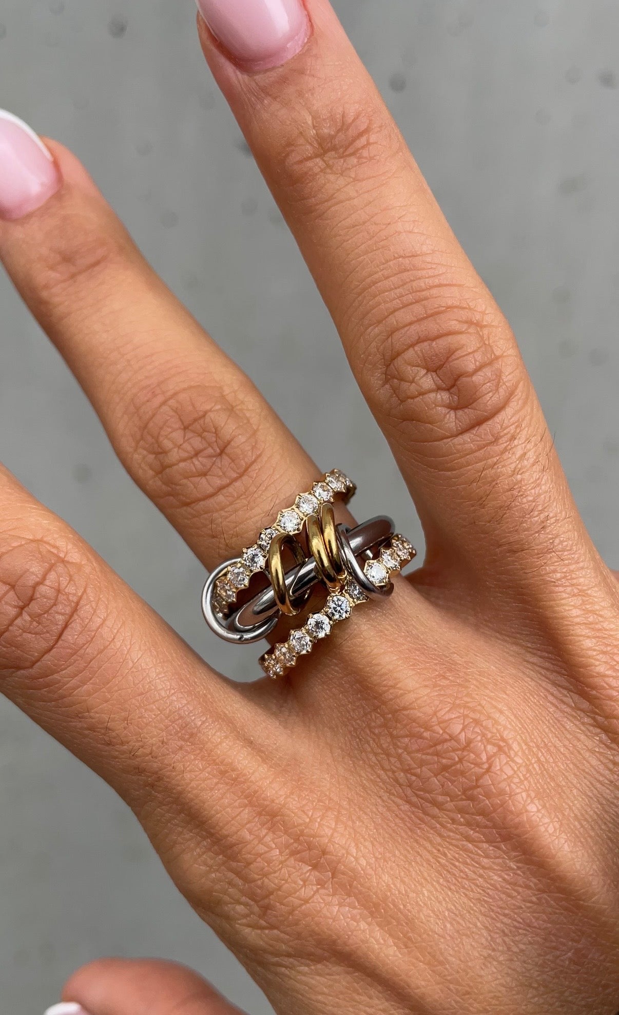 Gems Grunge couture ring