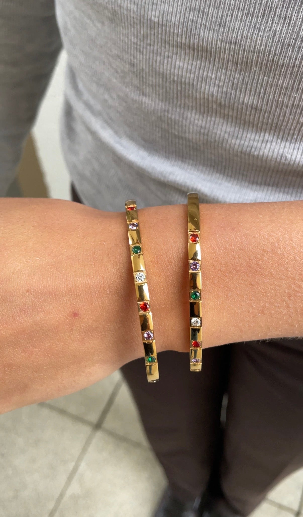 Colored bangle