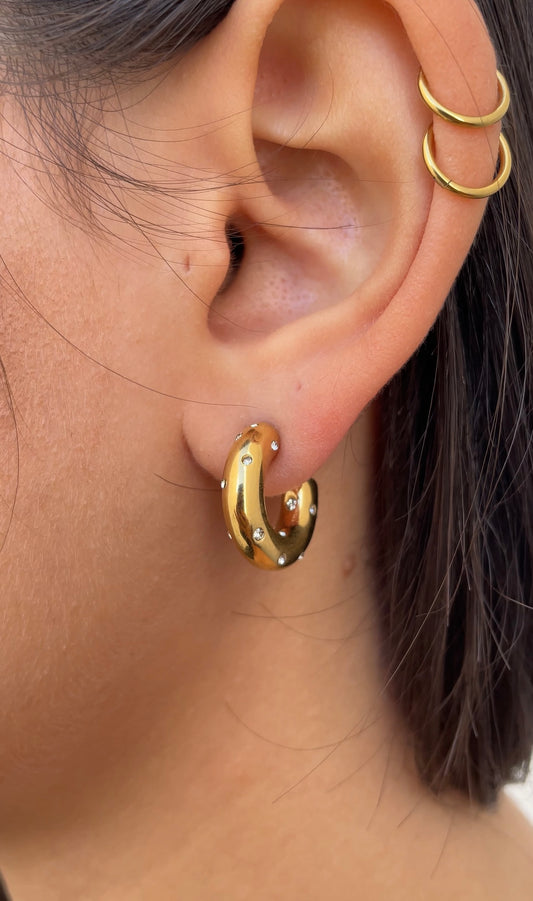 Festive earrings