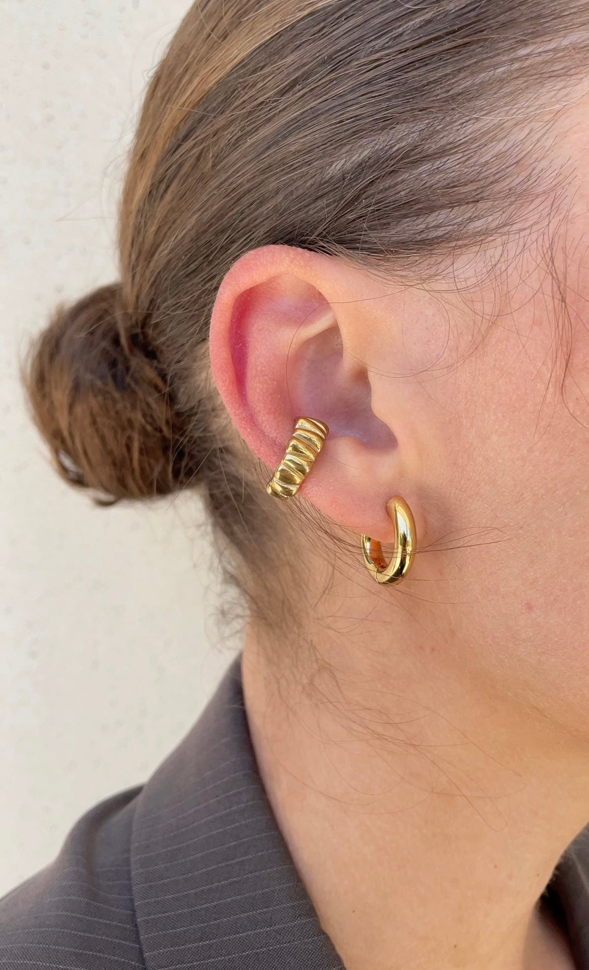 Wrapped ear cuff