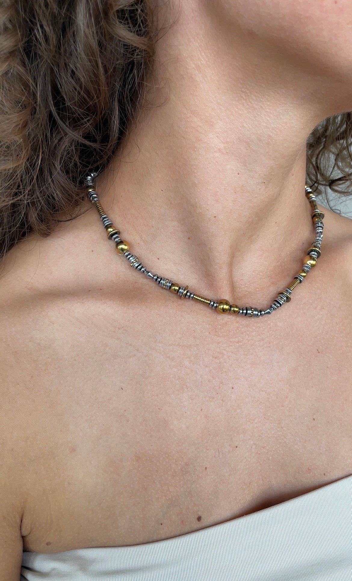 Thin Anémone necklace