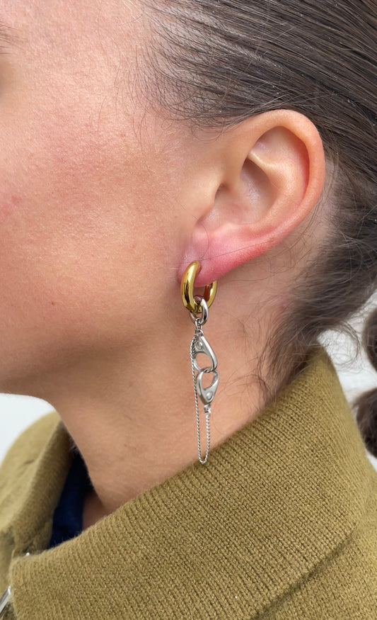 Handcuff earrings