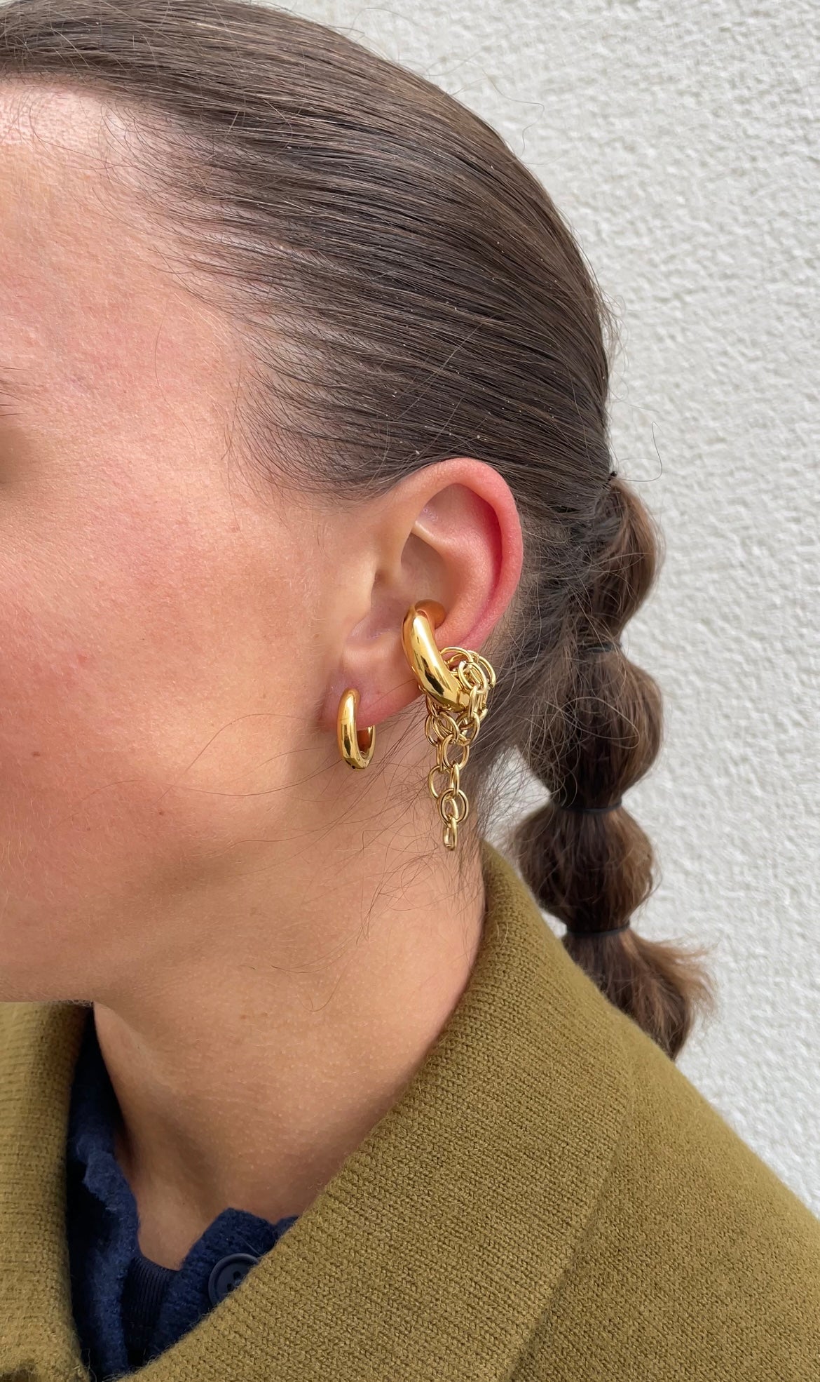Huge couture ear cuff