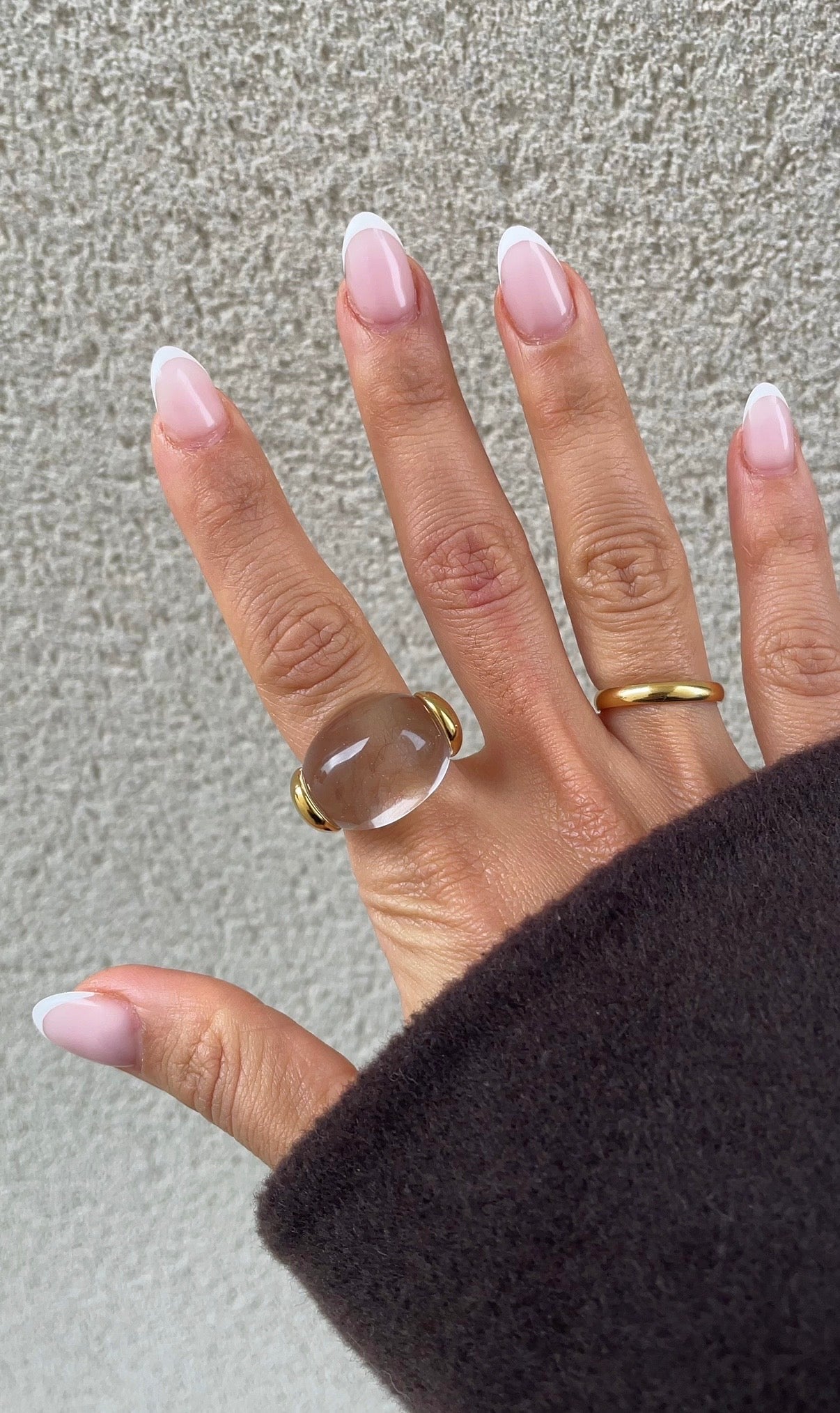 Crystal clear ring