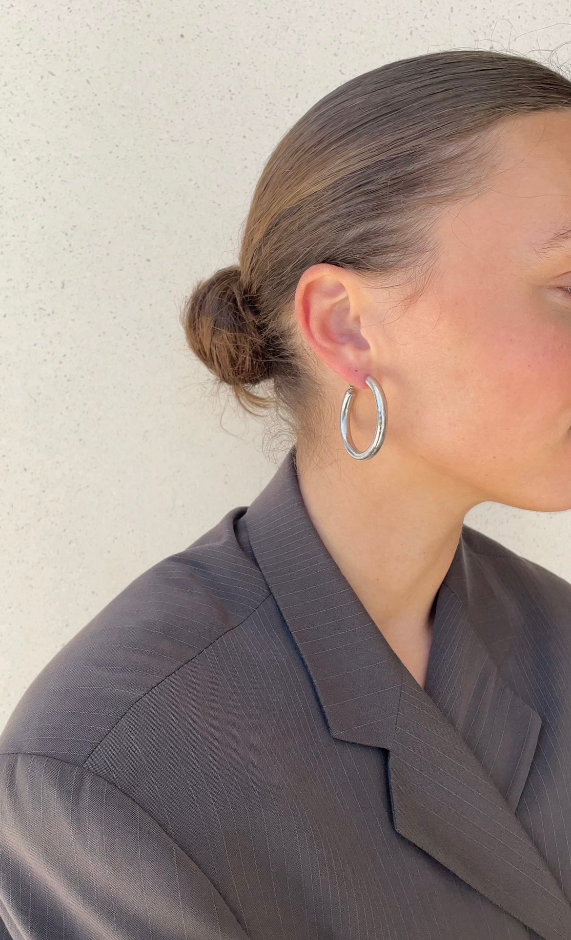 Striped Hailey hoops