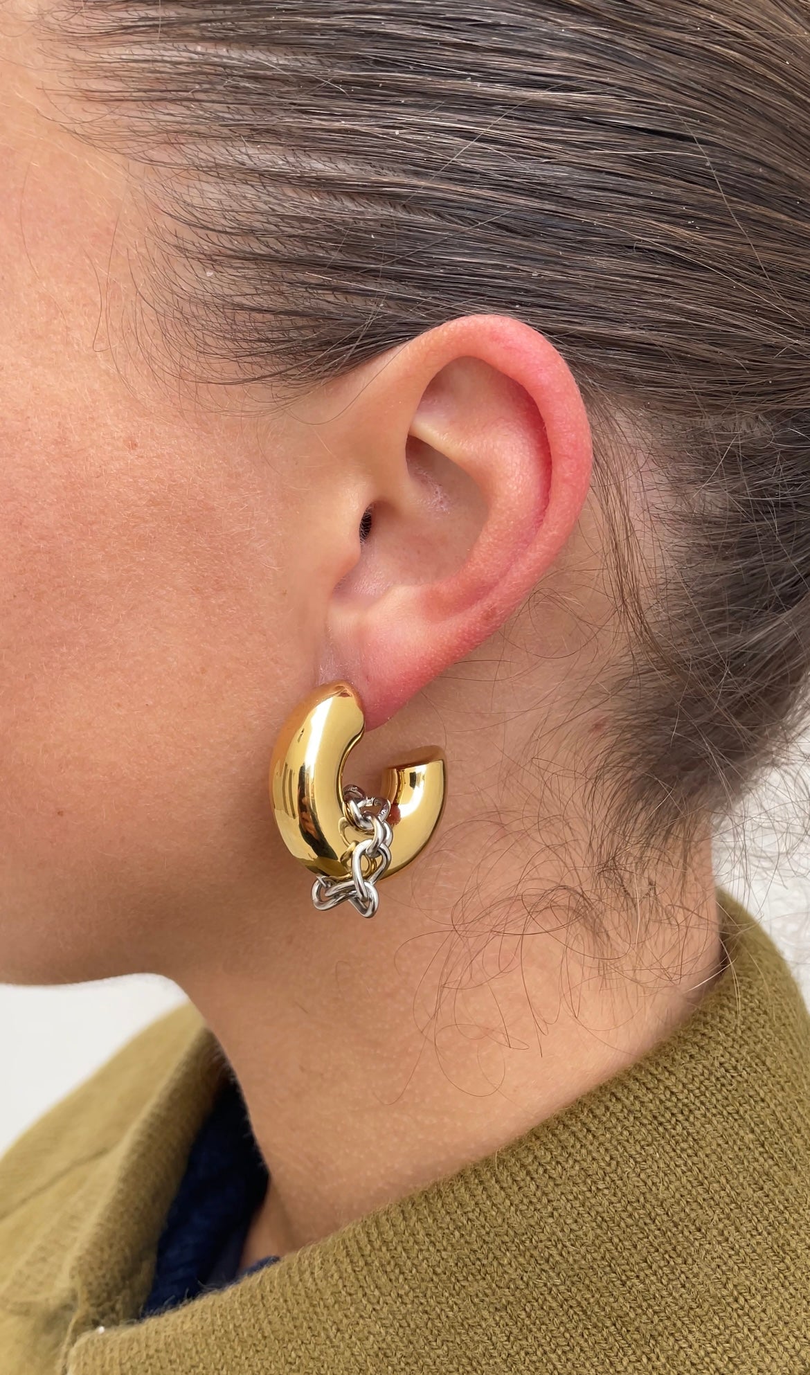 Huge couture hoops