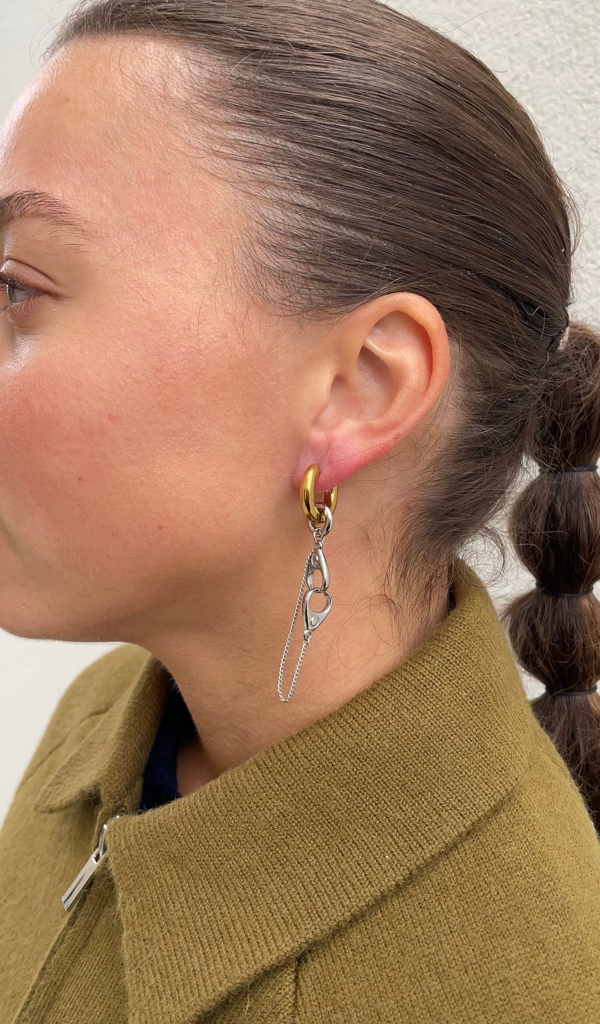 Handcuff earrings