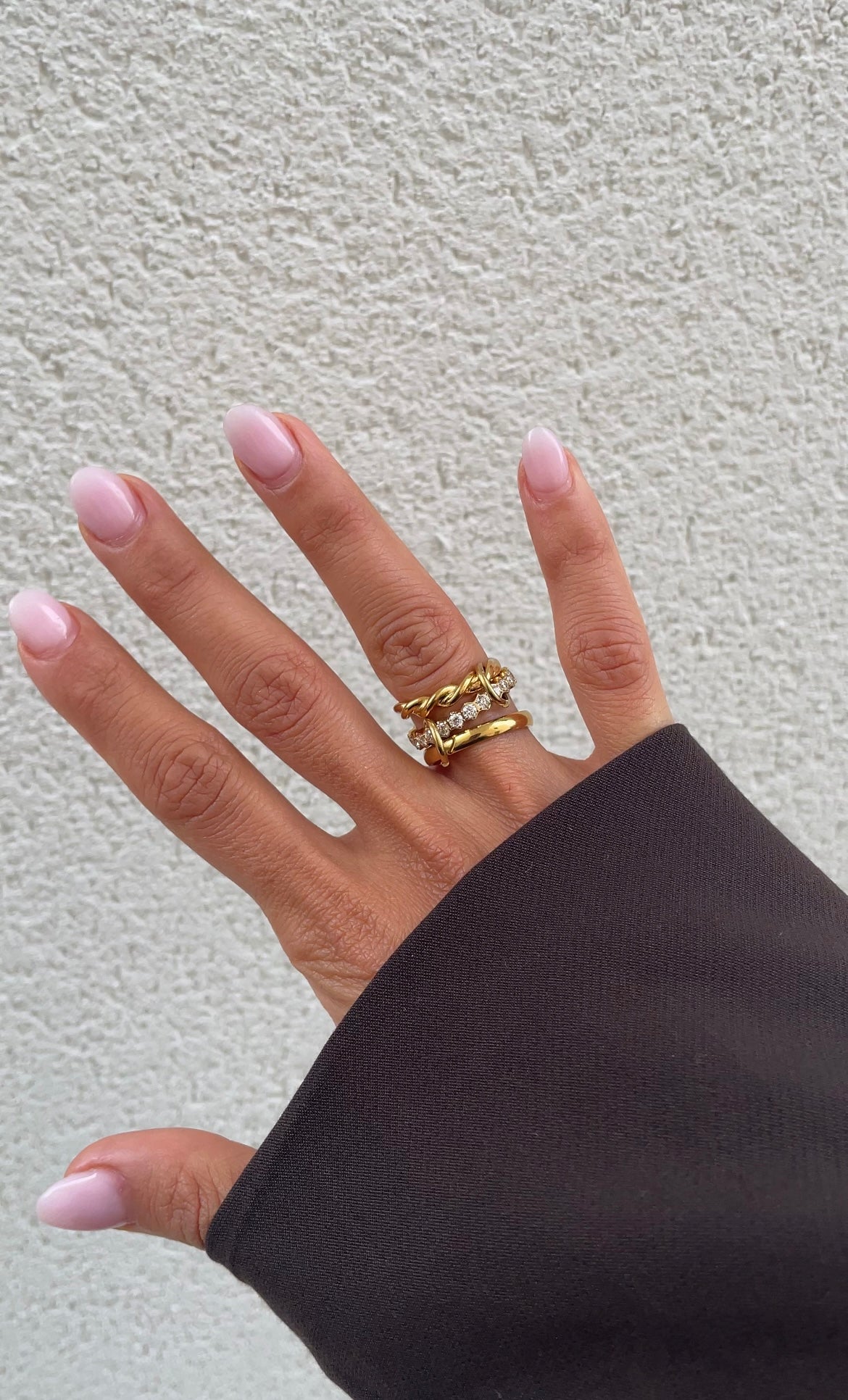 Twisted couture ring