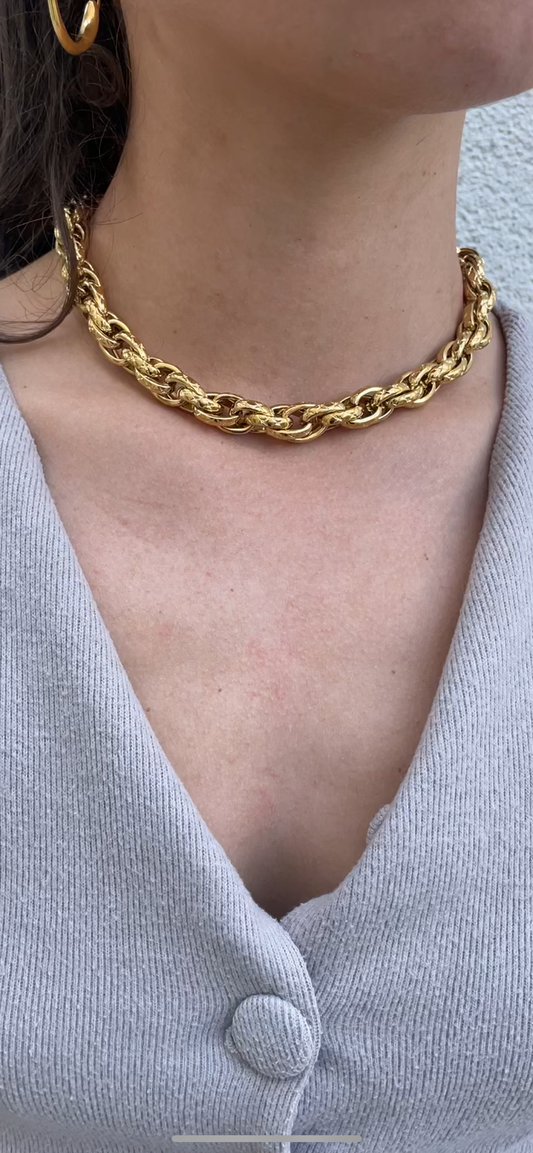 Huge vintage necklace