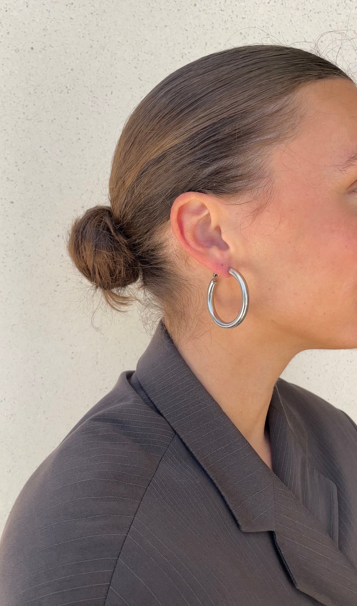Striped Hailey hoops