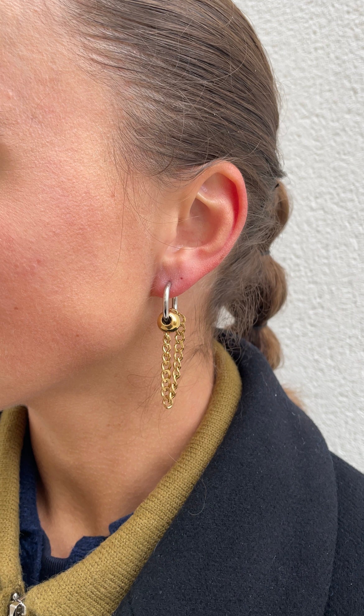 Bold grunge earrings