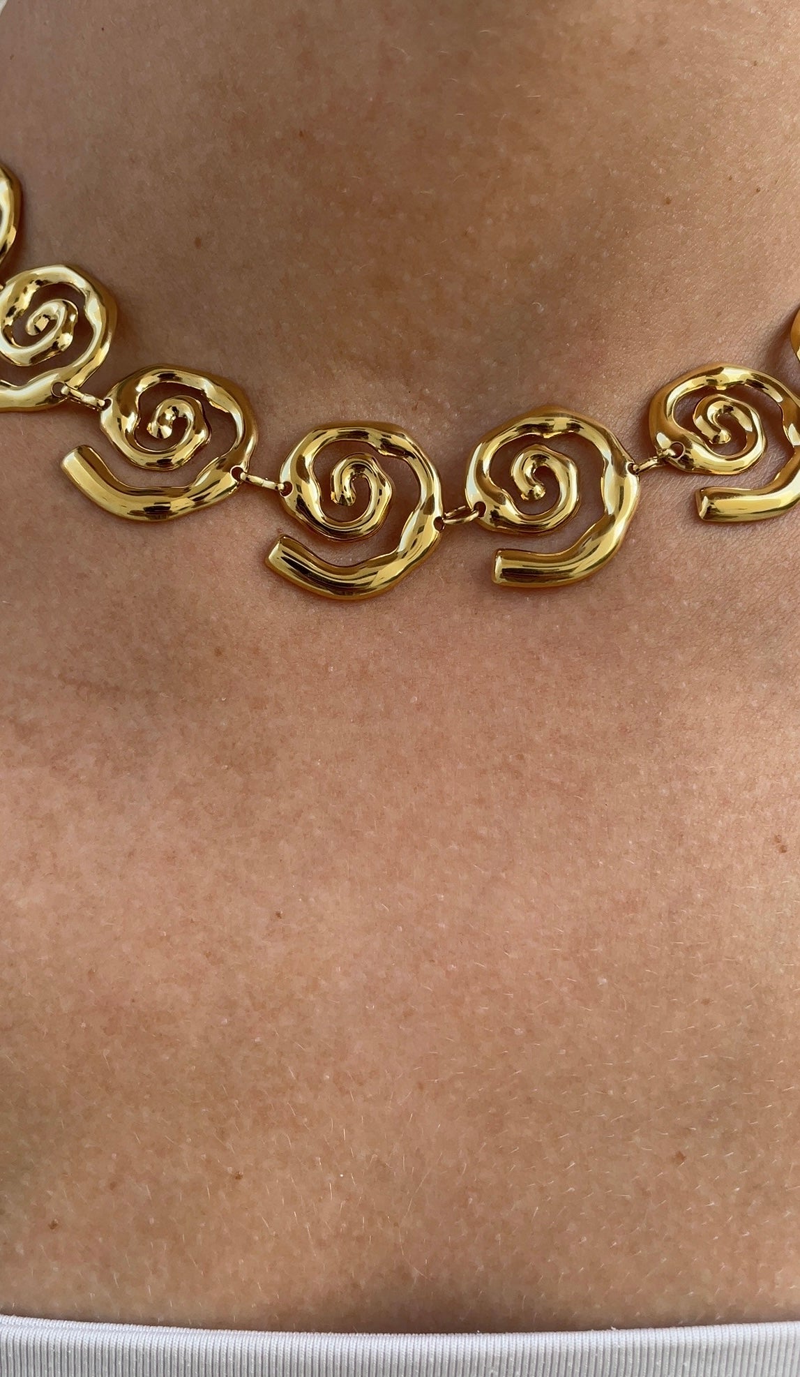 Spiral necklace