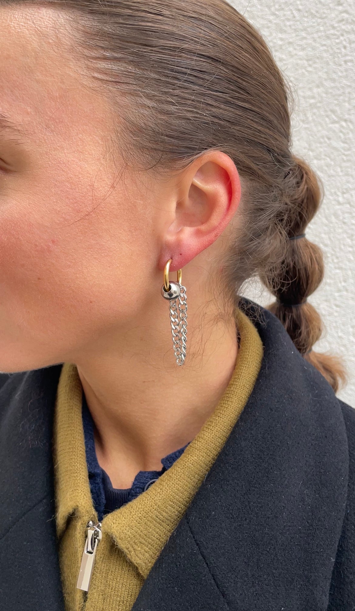 Bold grunge earrings