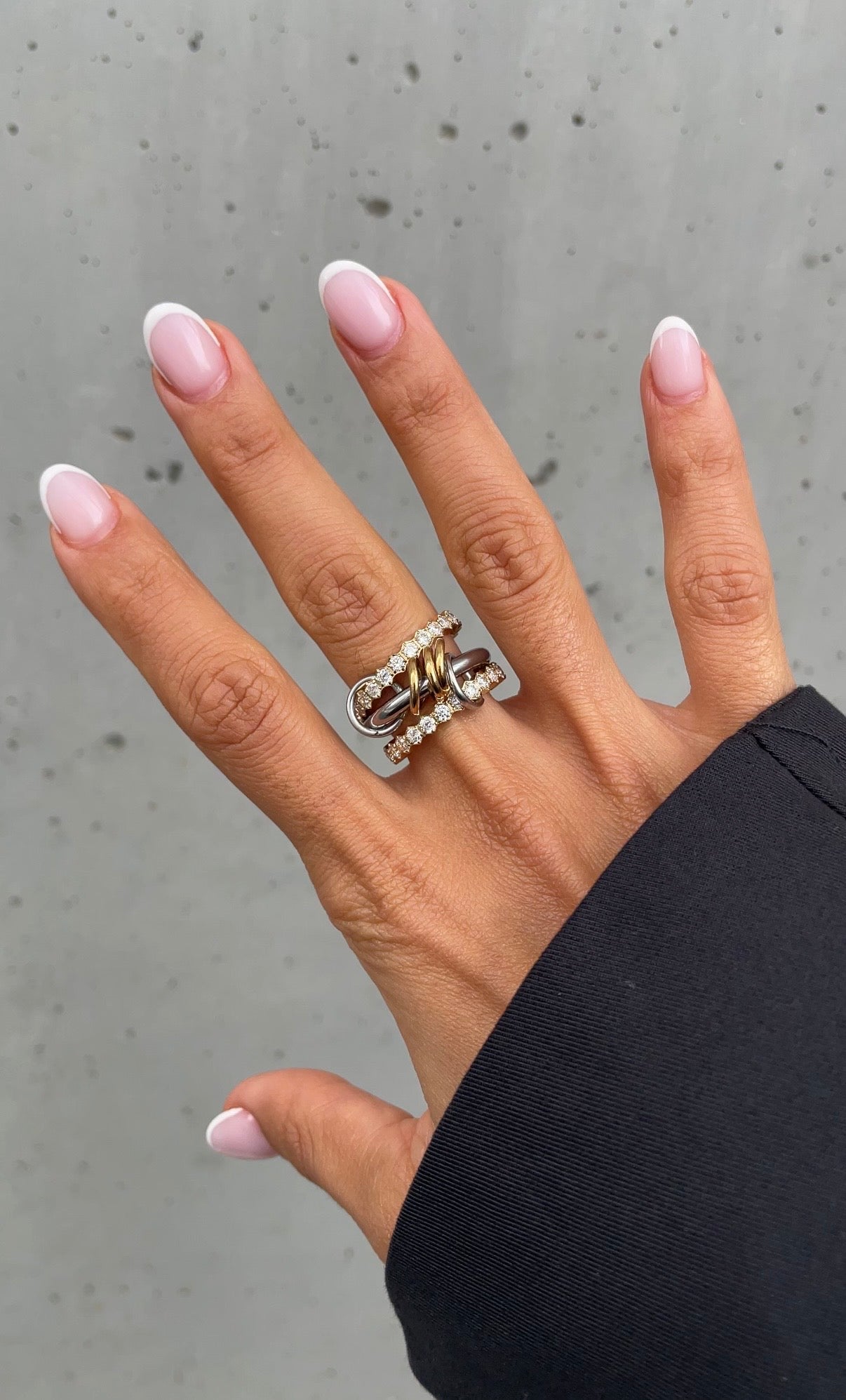 Gems Grunge couture ring