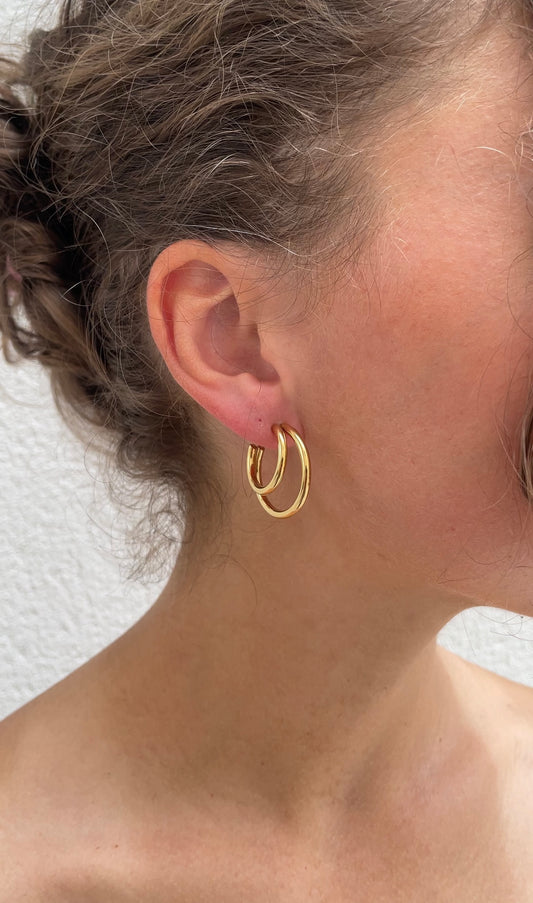 Combined earrings