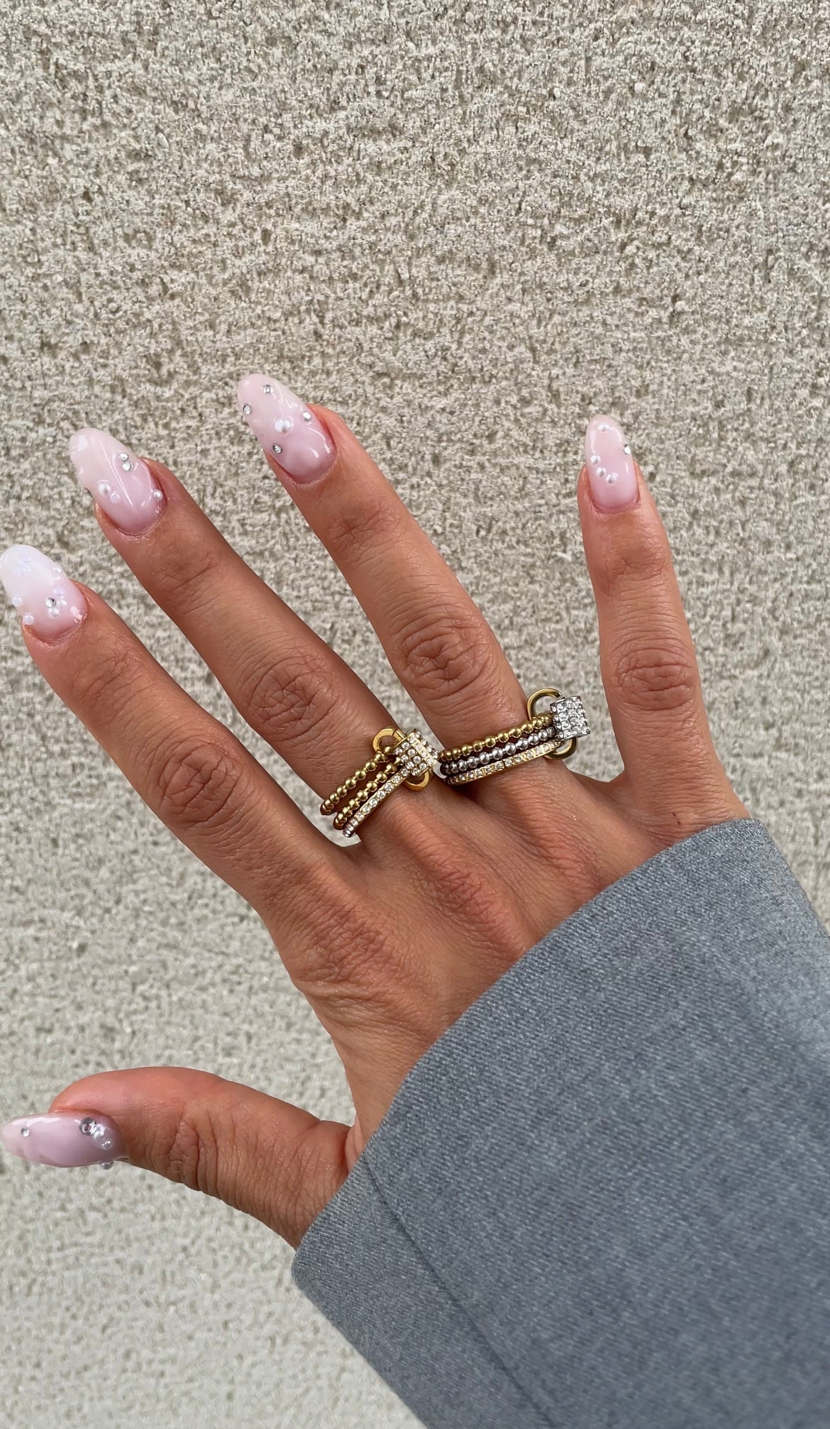 Trombone couture ring
