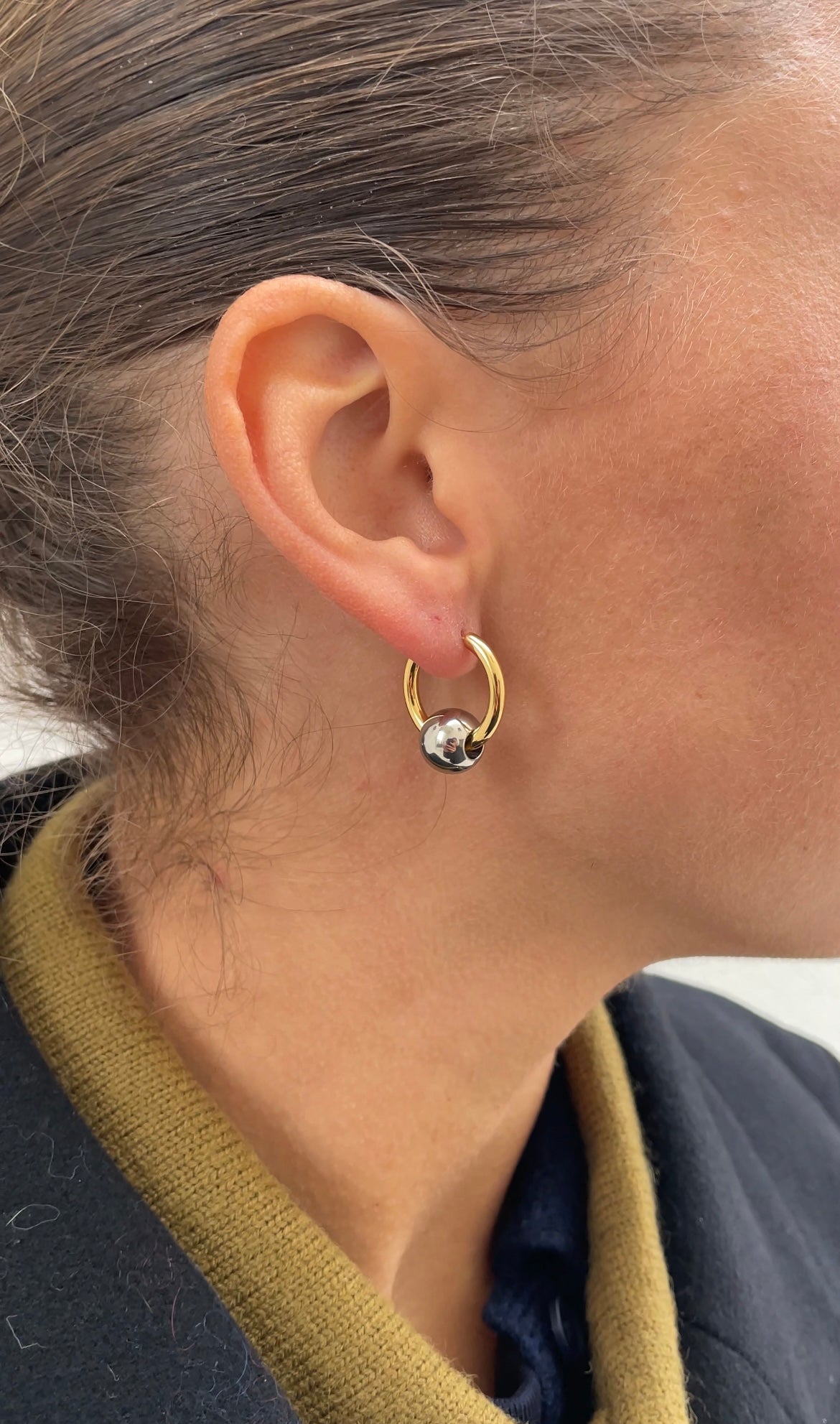 Bold grunge earrings