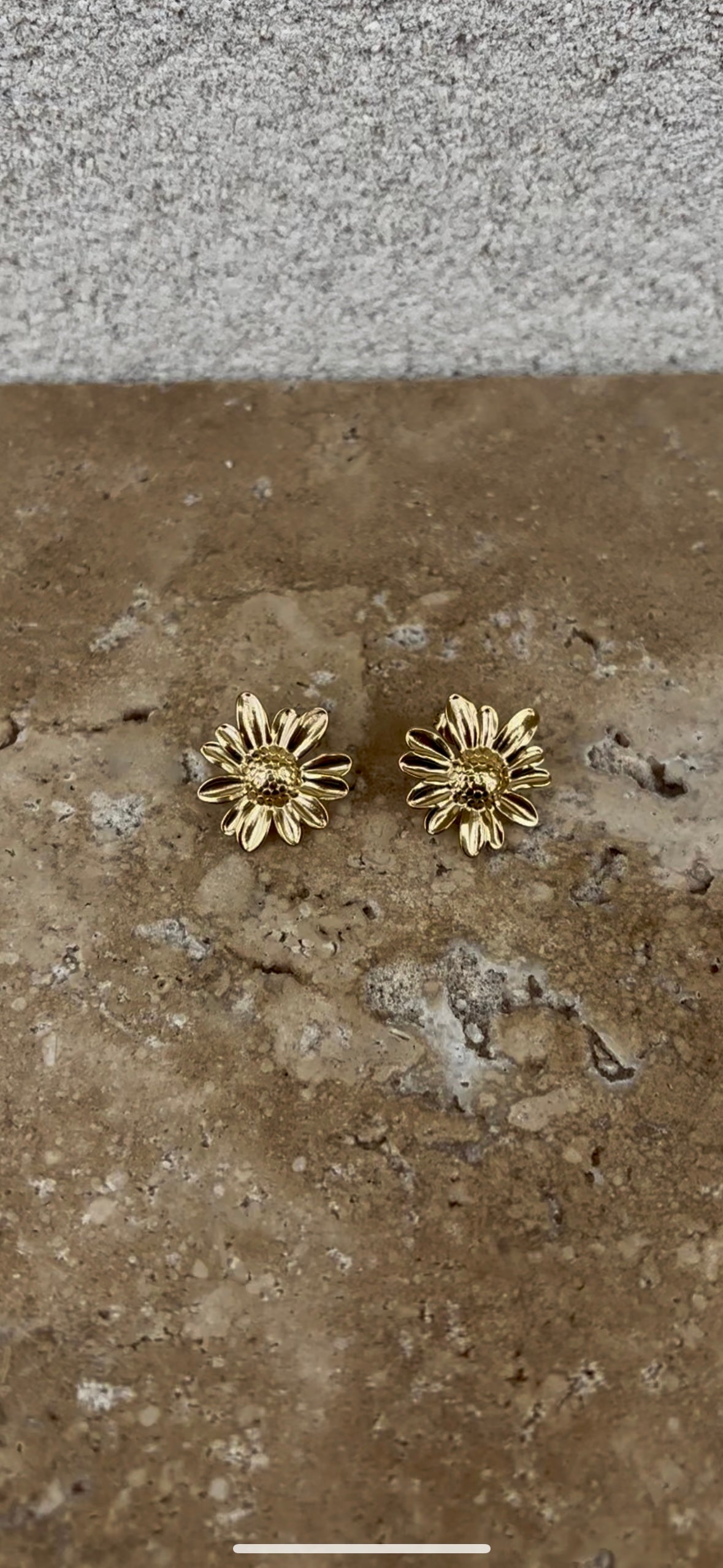 Sunflower earrings