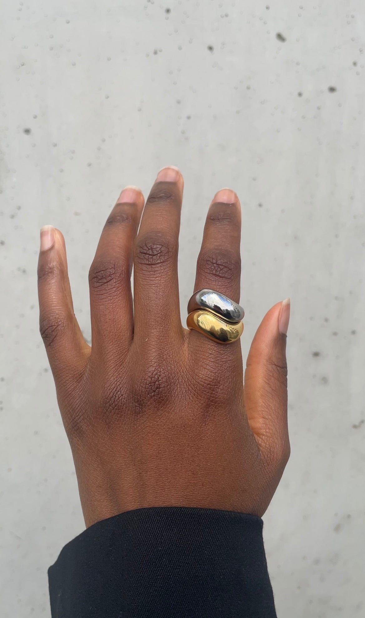 Duo Wave ring