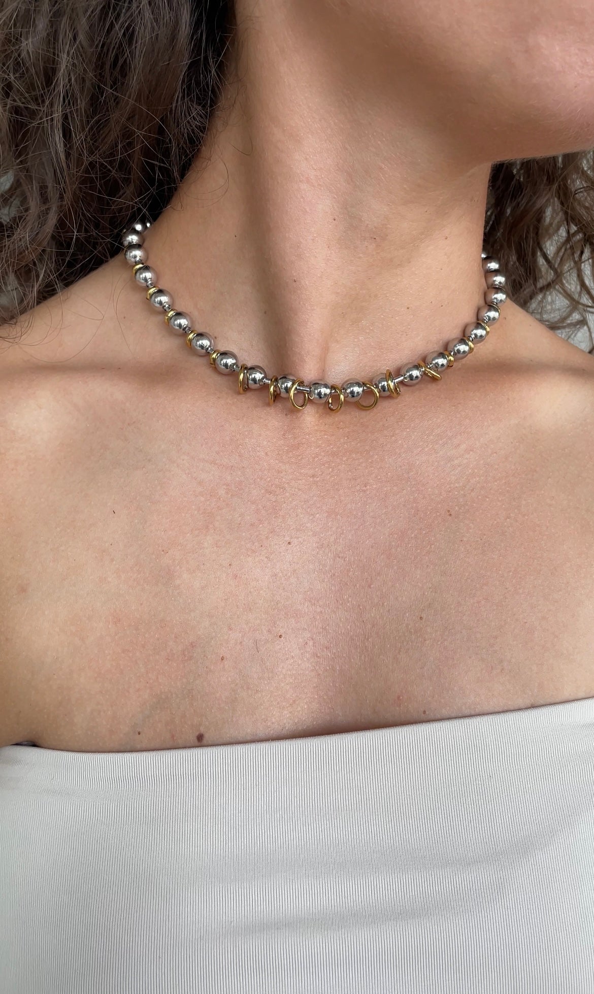 Couture pearl necklace