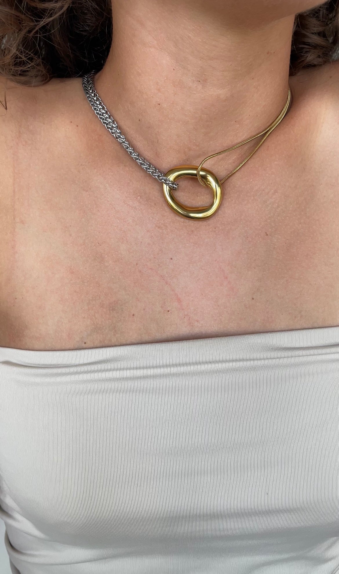 Circular Combined necklace