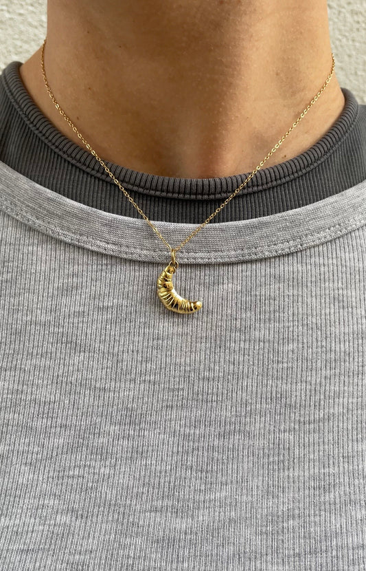 Croissant necklace