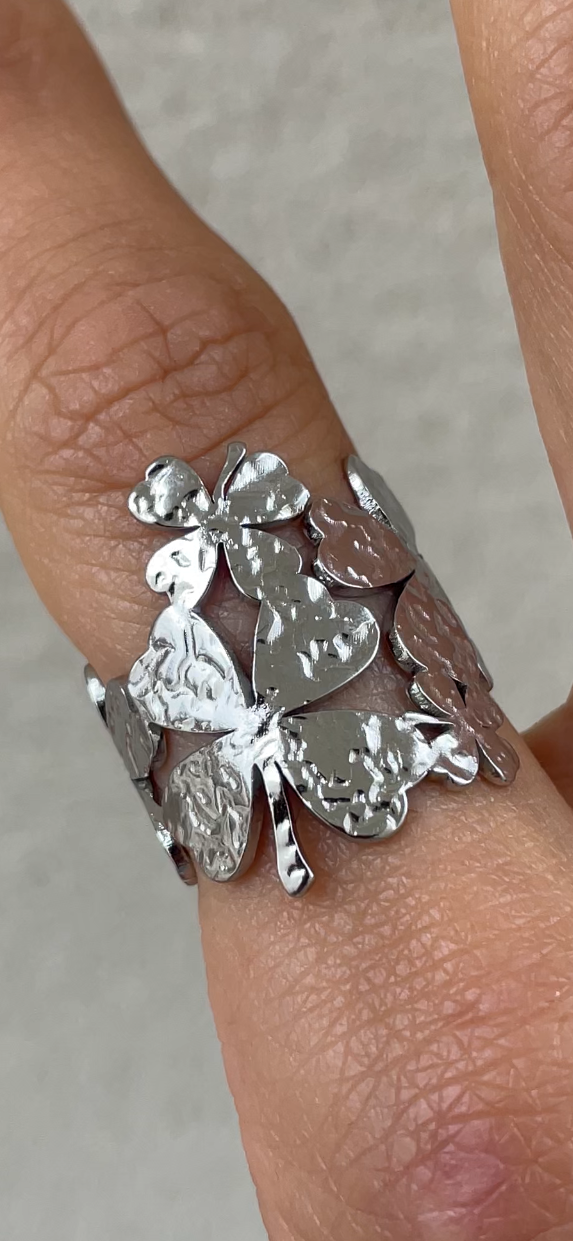 Multi flowers ring