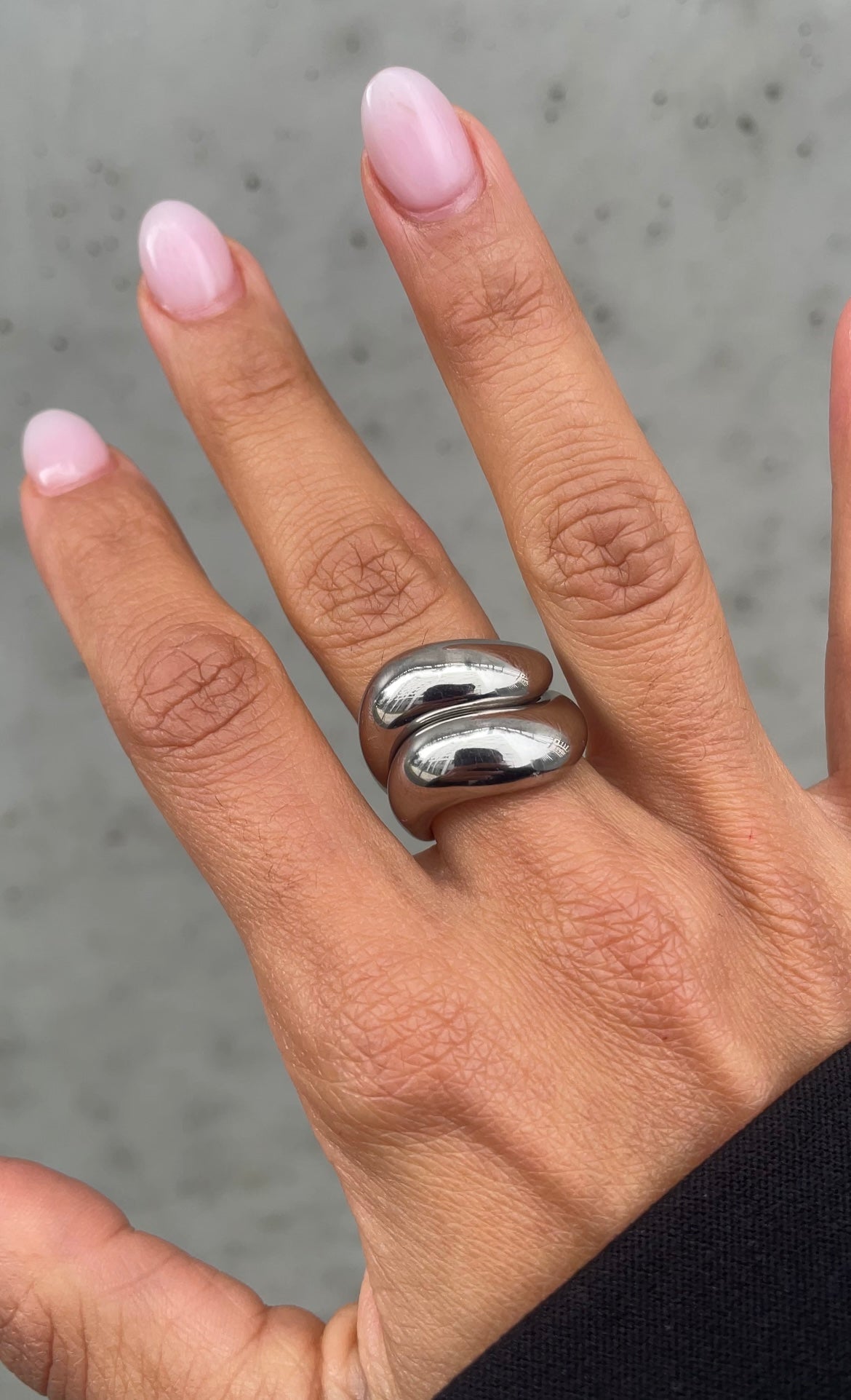 Duo Wave ring