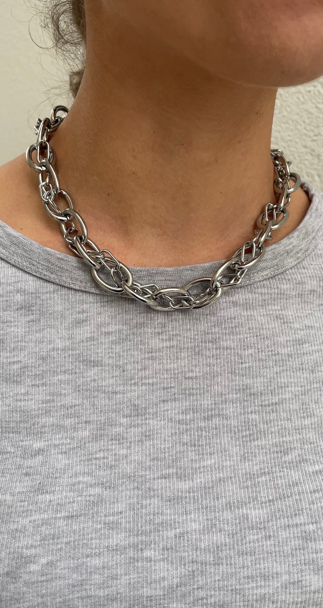 Huge couture necklace