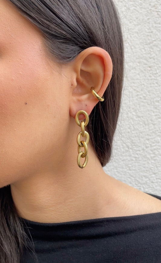 Long chain earrings