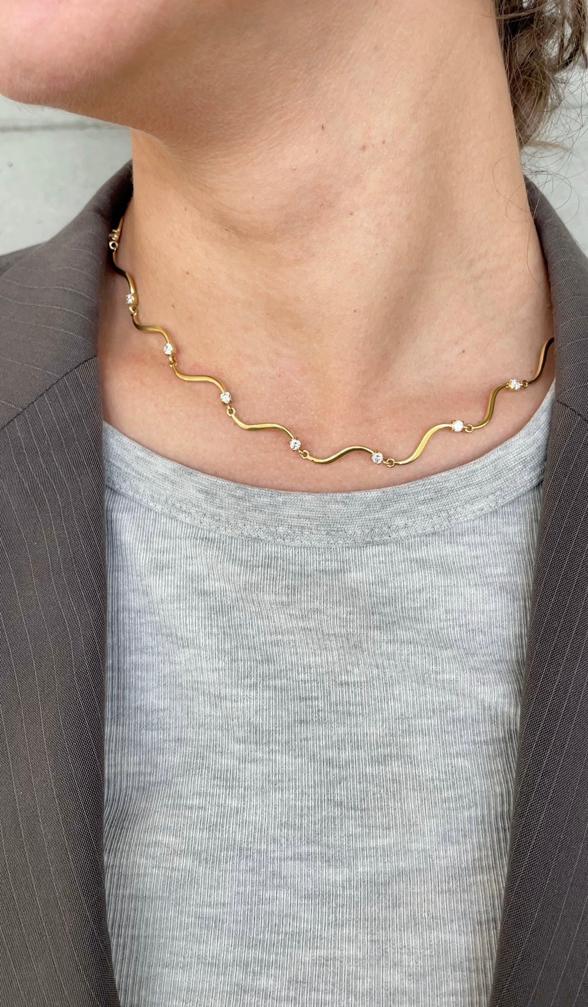 Wave necklace