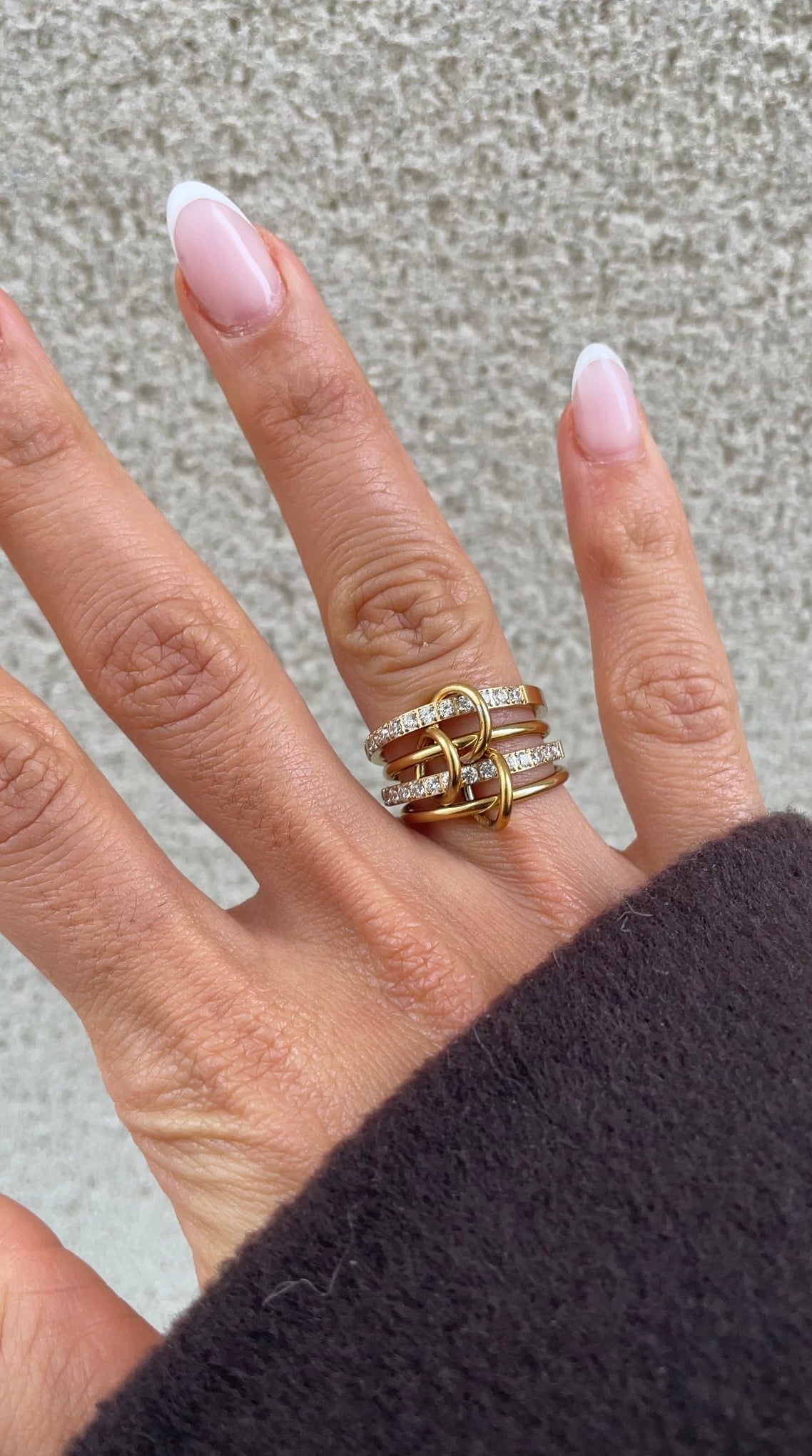 Double couture ring