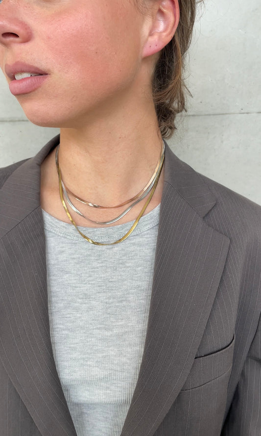 Tricolor necklace