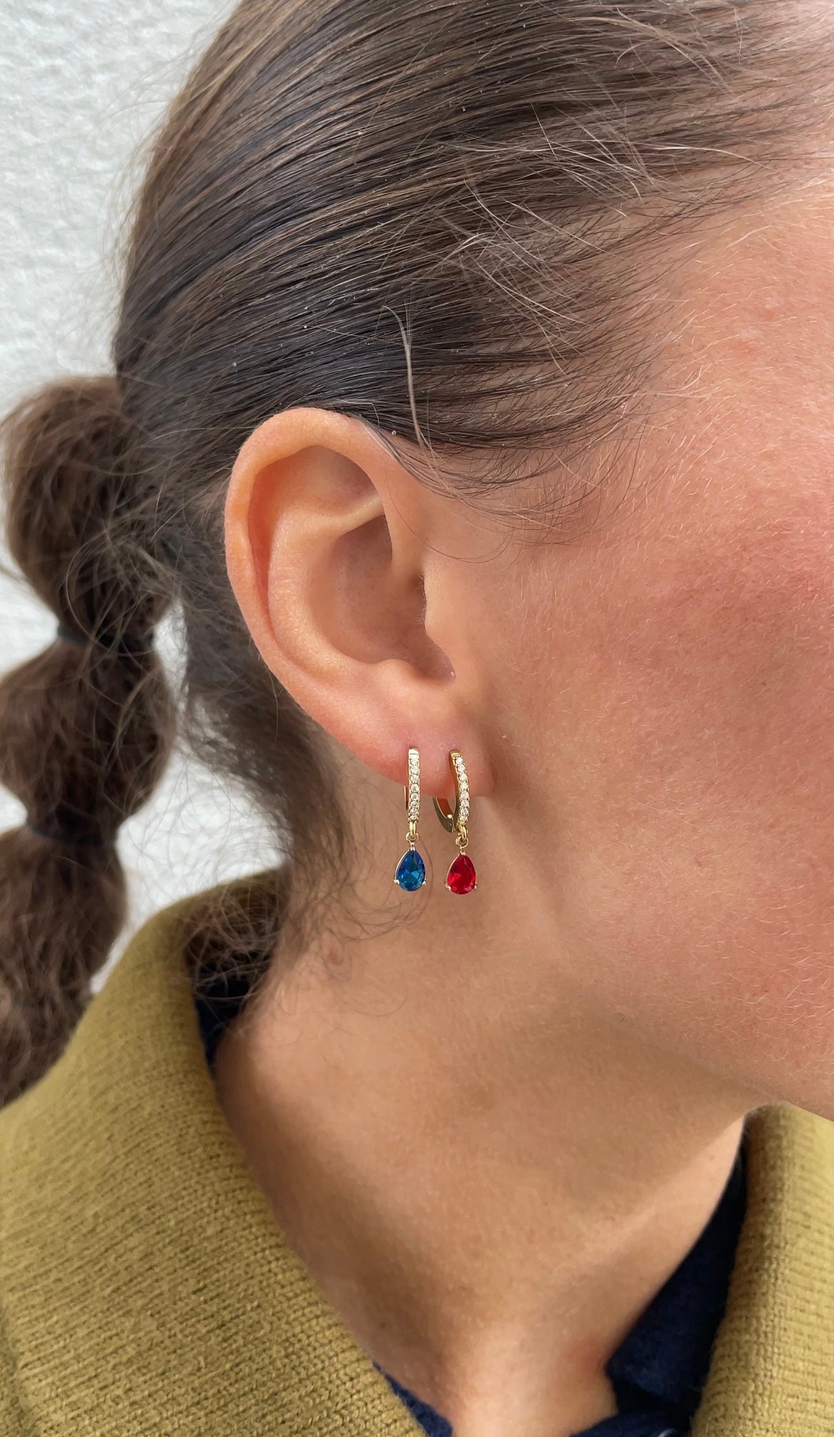 Mono drop earrings