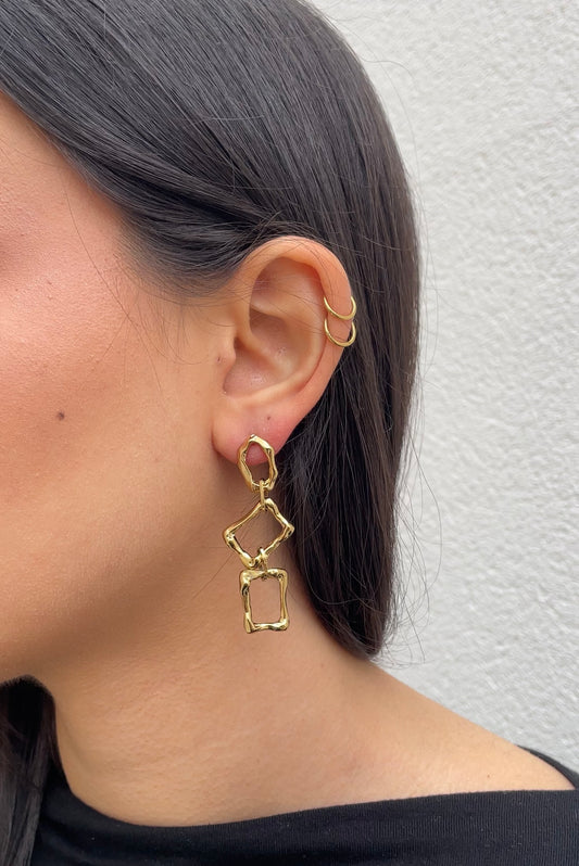 Multi squared earrings