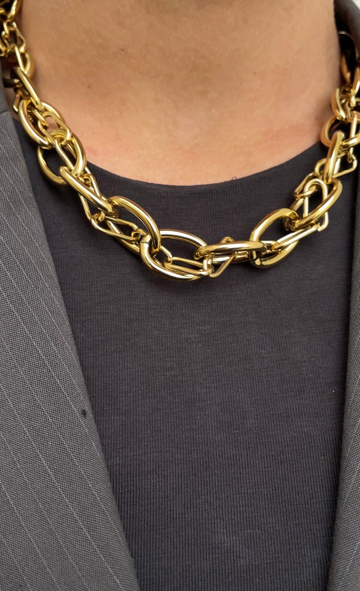 Huge couture necklace