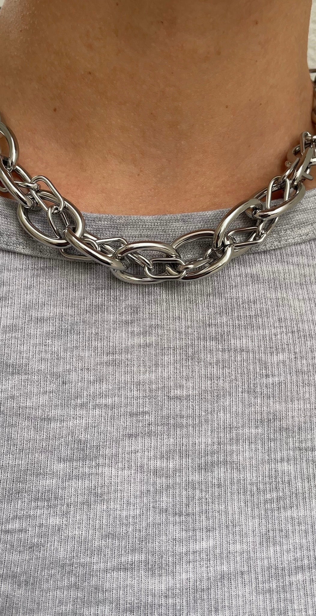 Huge couture necklace