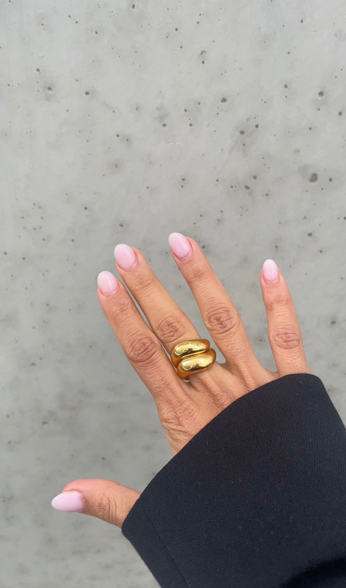 Duo Wave ring