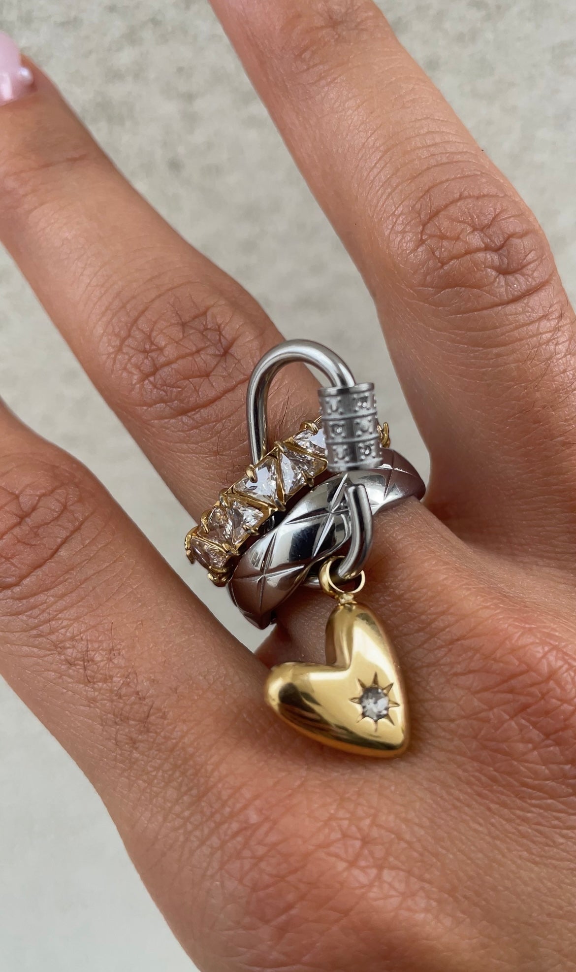 Heart couture ring
