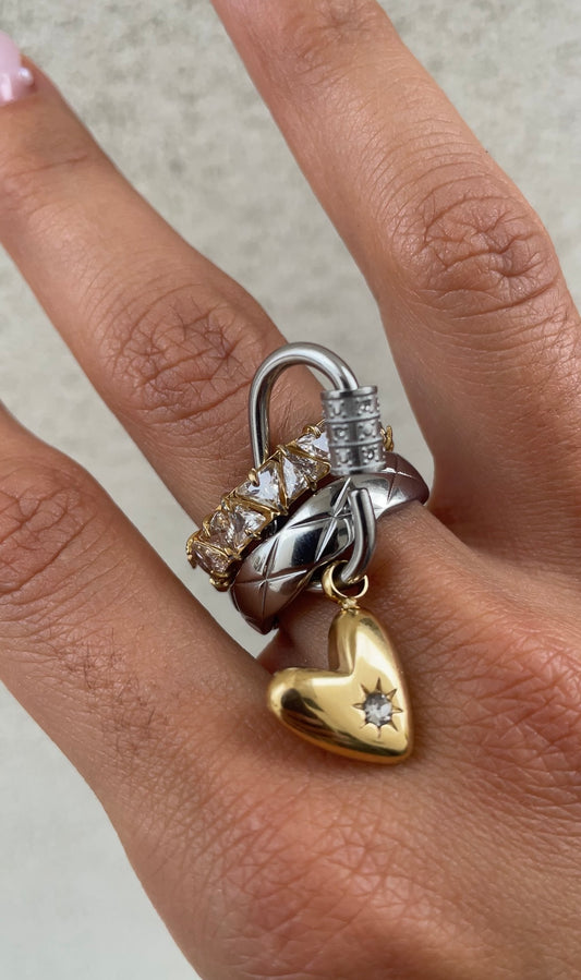 Heart couture ring